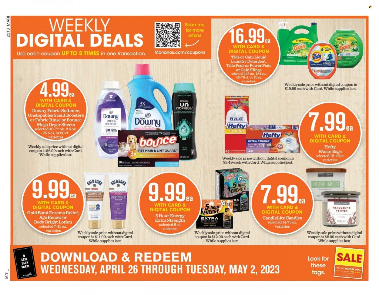 Mariano’s (IL) Weekly Ad Flyer Specials April 26 to May 2, 2023