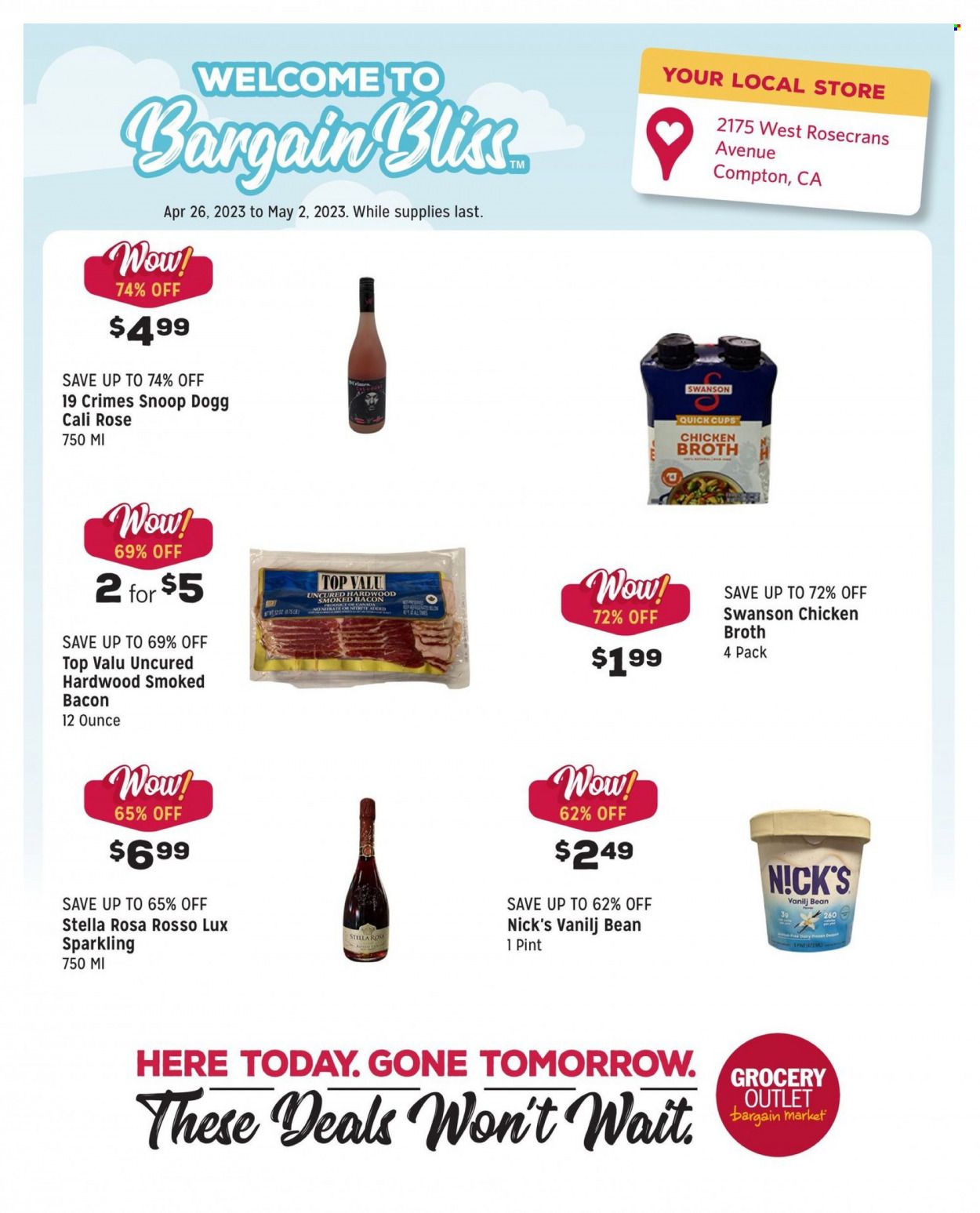 Grocery Outlet (CA, ID, OR, PA, WA) Weekly Ad Flyer Specials April 26 to May 2, 2023