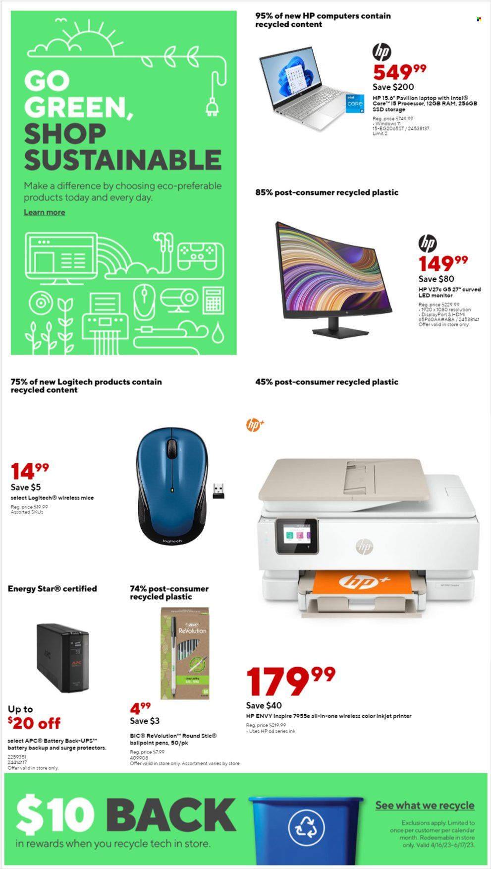 Staples Weekly Ad Flyer Specials April 23 to April 29, 2023