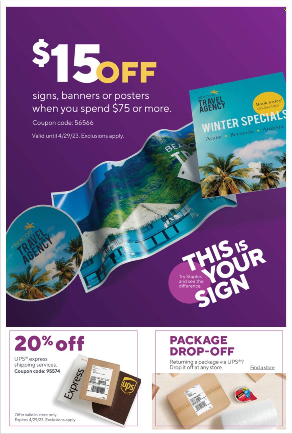 Staples Weekly Ad Flyer Specials April 23 to April 29, 2023