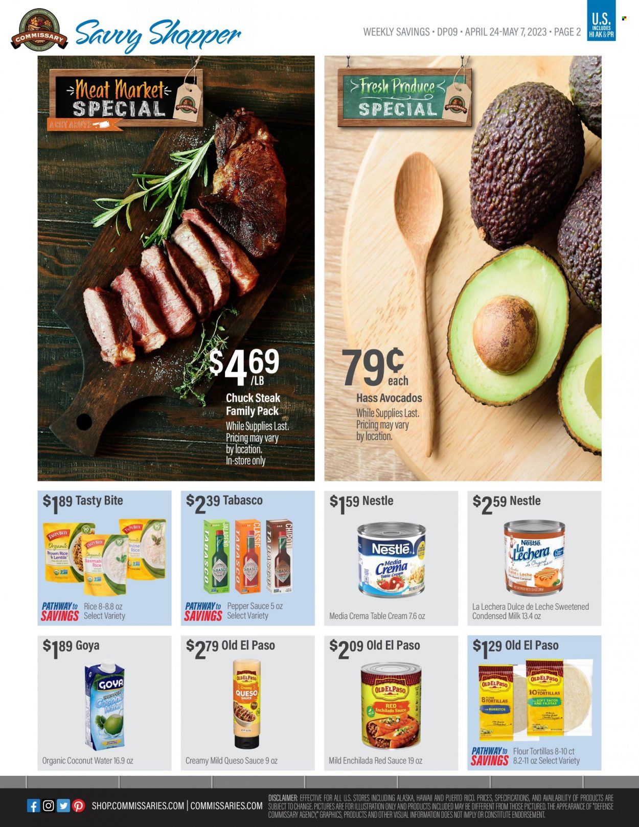 Commissary Weekly Ad Flyer Specials April 24 to May 7, 2023
