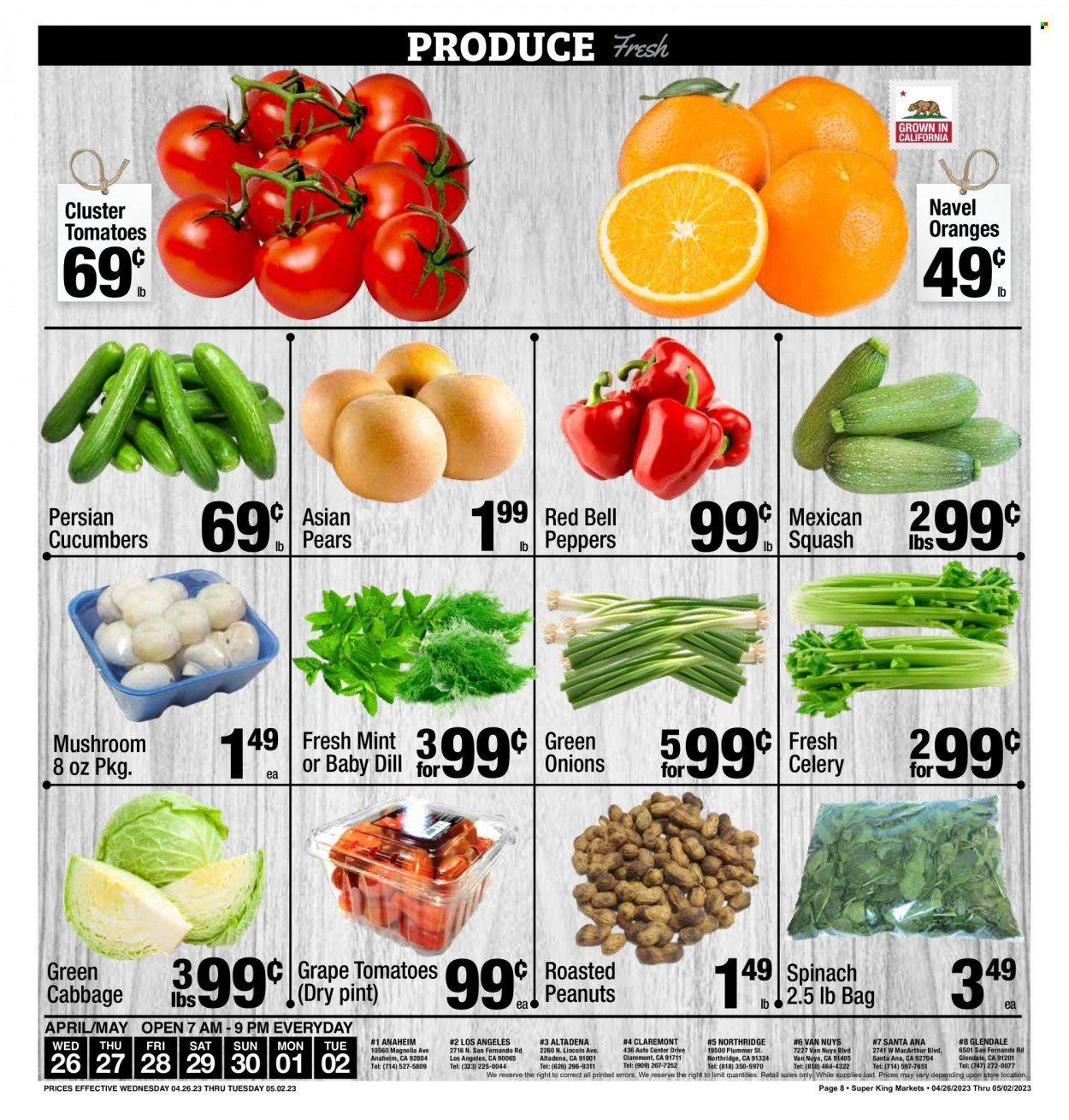 Super King Markets (CA) Weekly Ad Flyer Specials April 26 to May 2, 2023