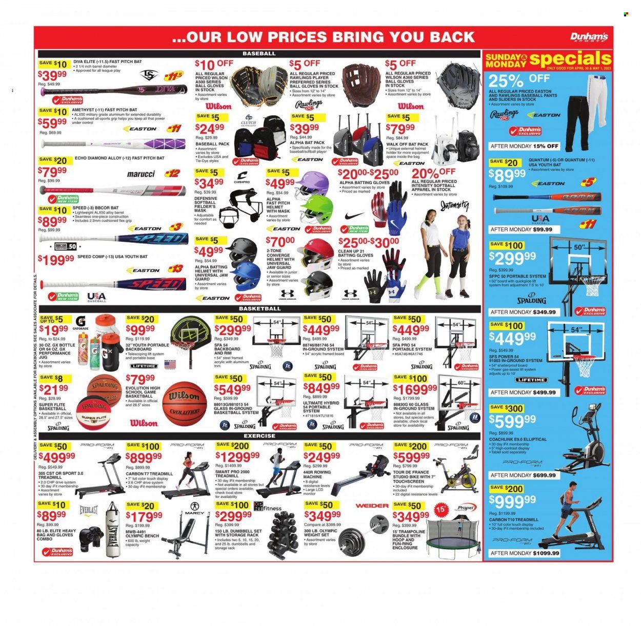 Dunham's Sports (MI) Weekly Ad Flyer Specials April 29 to May 4, 2023