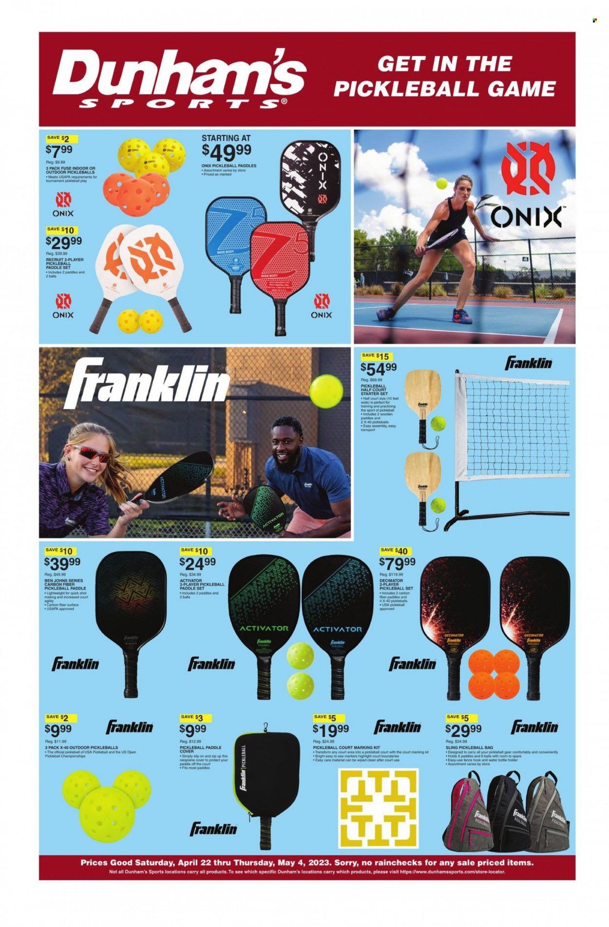 Dunham's Sports Weekly Ad Flyer Specials April 22 to May 4, 2023