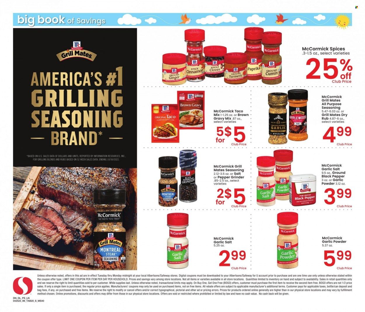 Safeway (MT, WY) Weekly Ad Flyer Specials April 25 to May 29, 2023