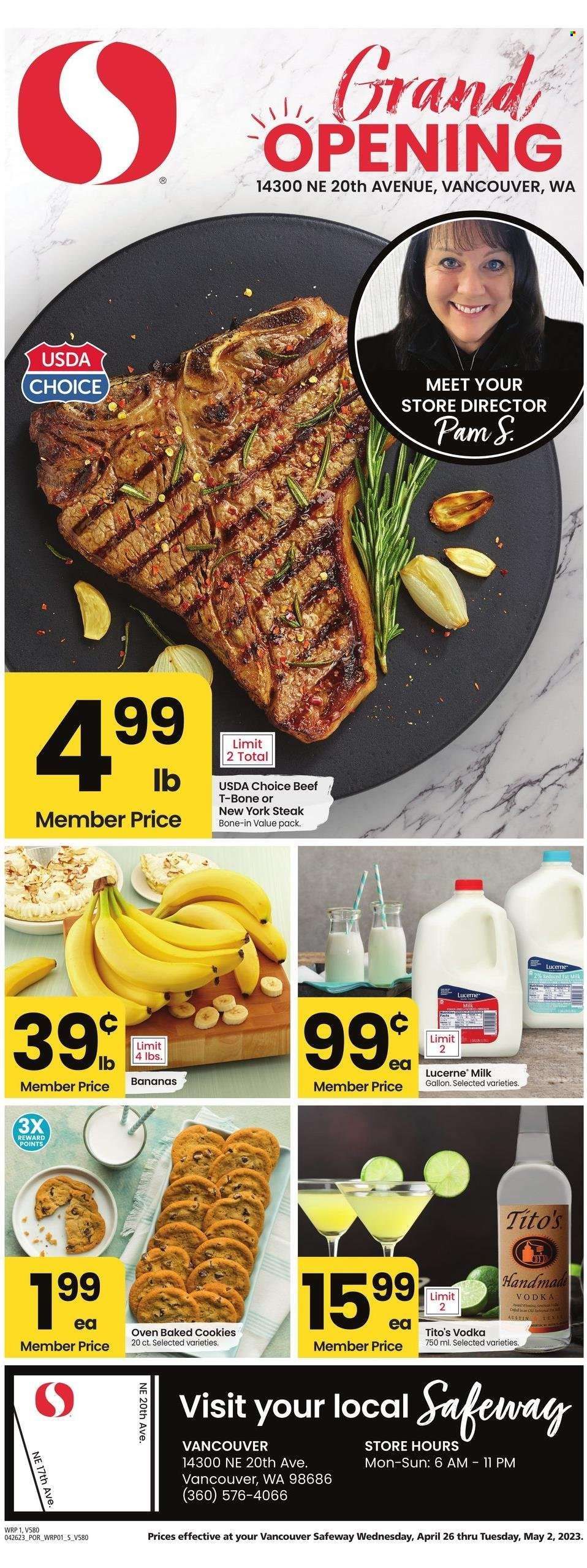 Safeway Weekly Ad Flyer Specials April 26 to May 2, 2023