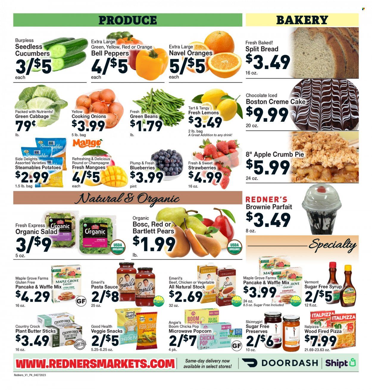 Redner's Markets (DE, MD, PA) Weekly Ad Flyer Specials April 27 to May 3, 2023