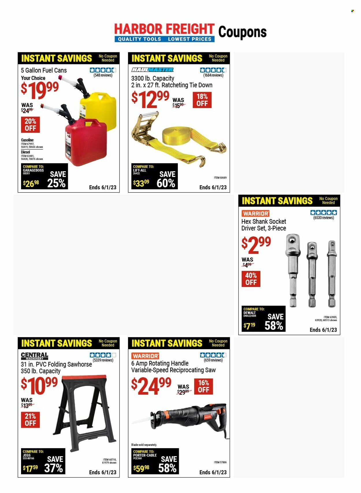 Harbor Freight Weekly Ad Flyer Specials April 27 to May 4, 2023