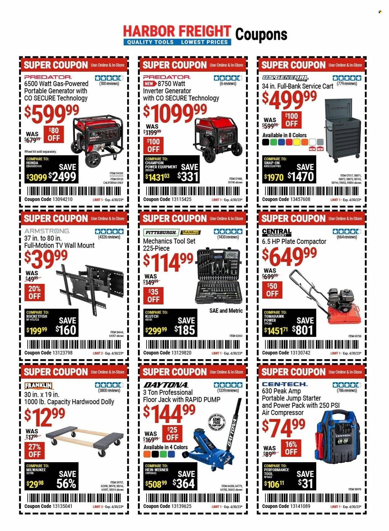 Harbor Freight Weekly Ad Flyer Specials April 27 to May 4, 2023