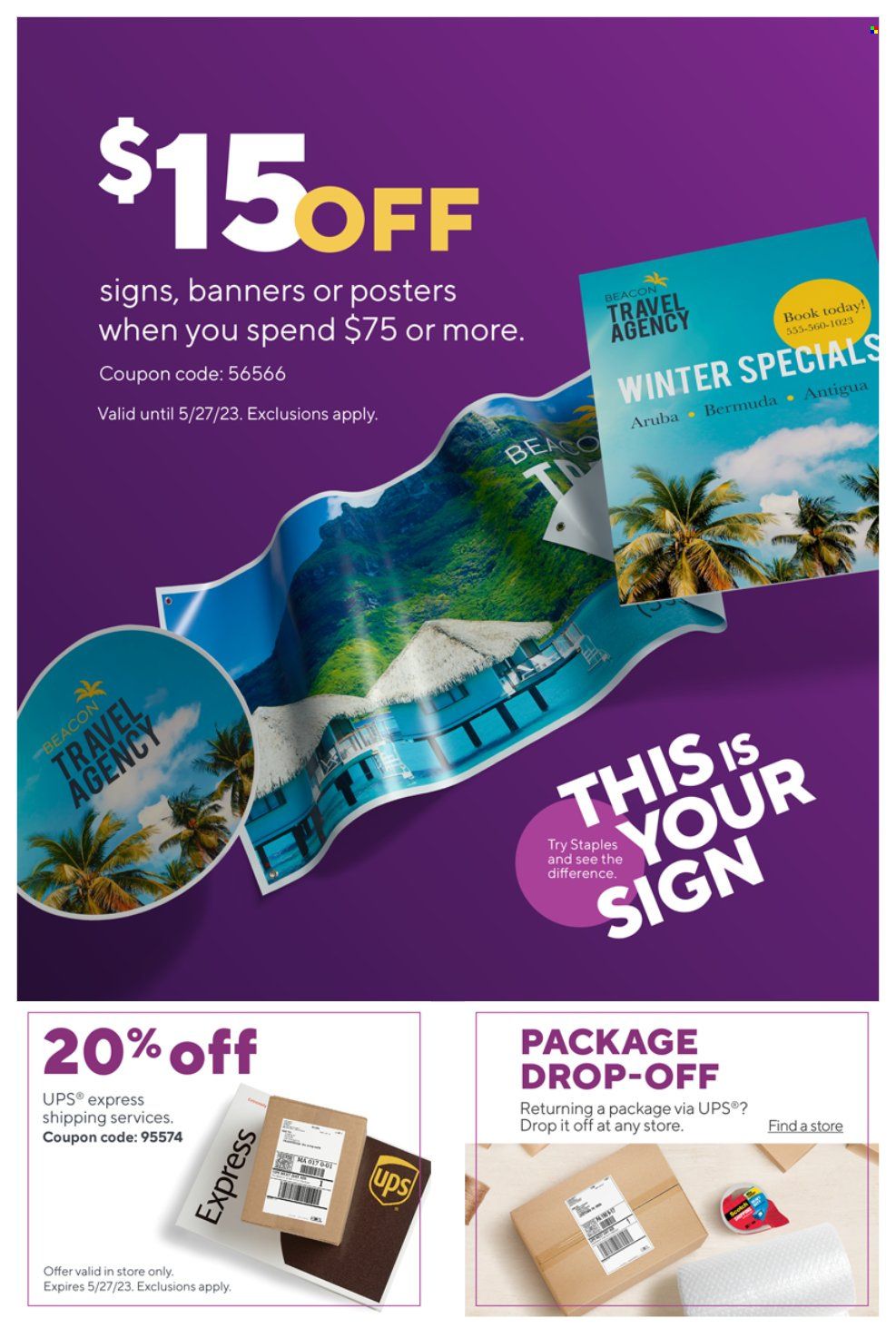 Staples Weekly Ad Flyer Specials April 30 to May 6, 2023