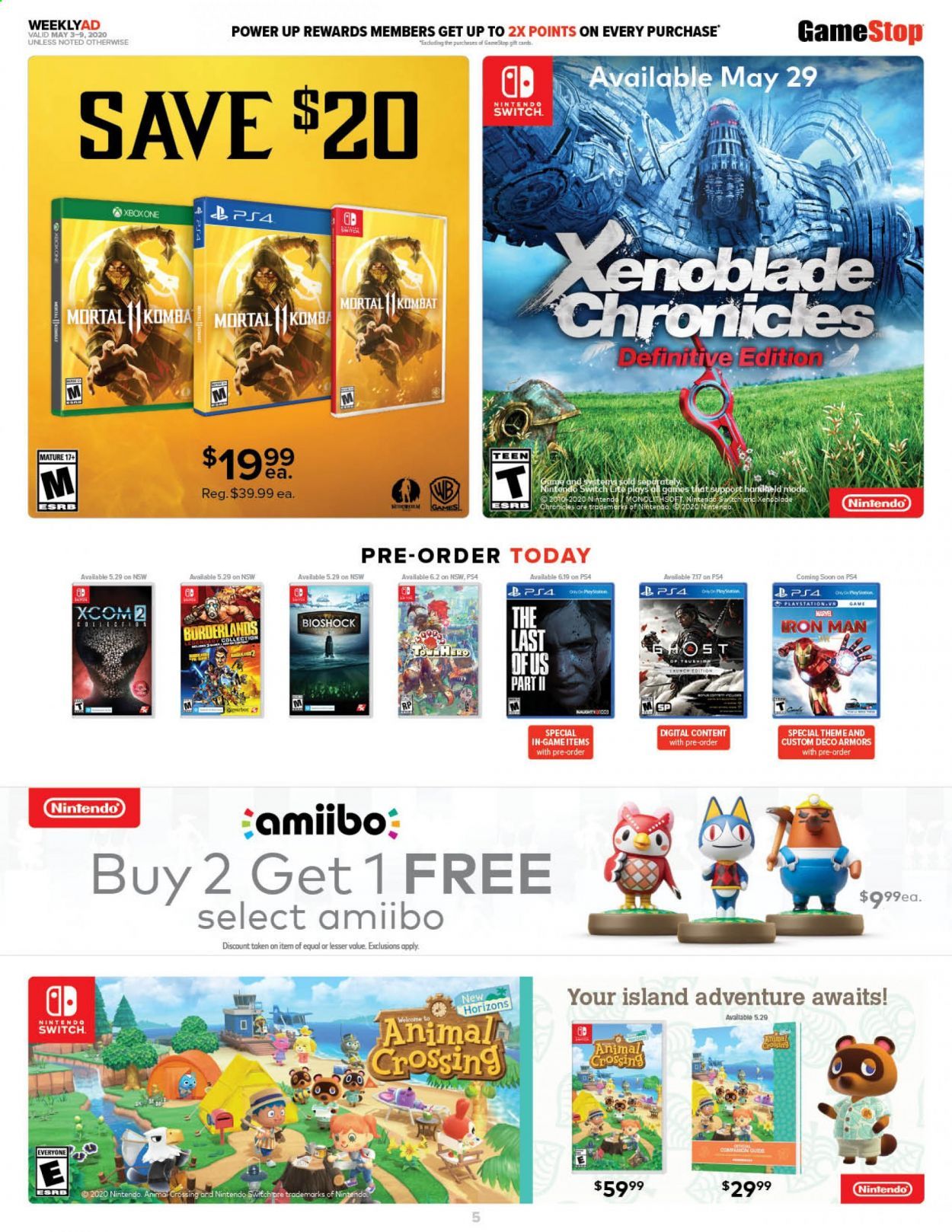 GameStop Weekly Ad & Flyer May 3 to 9