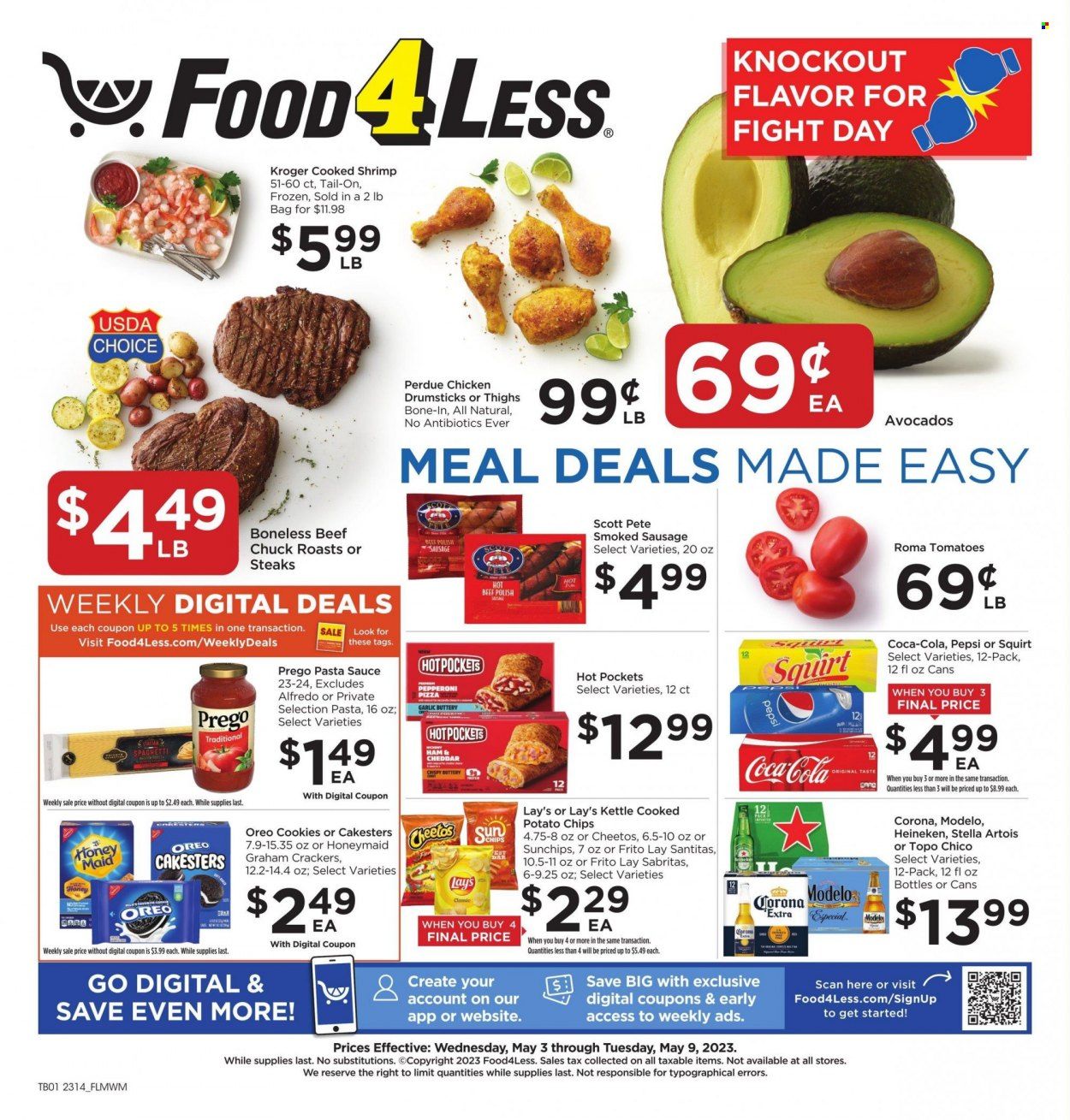 Food 4 Less (IL) Weekly Ad Flyer Specials May 3 to May 9, 2023