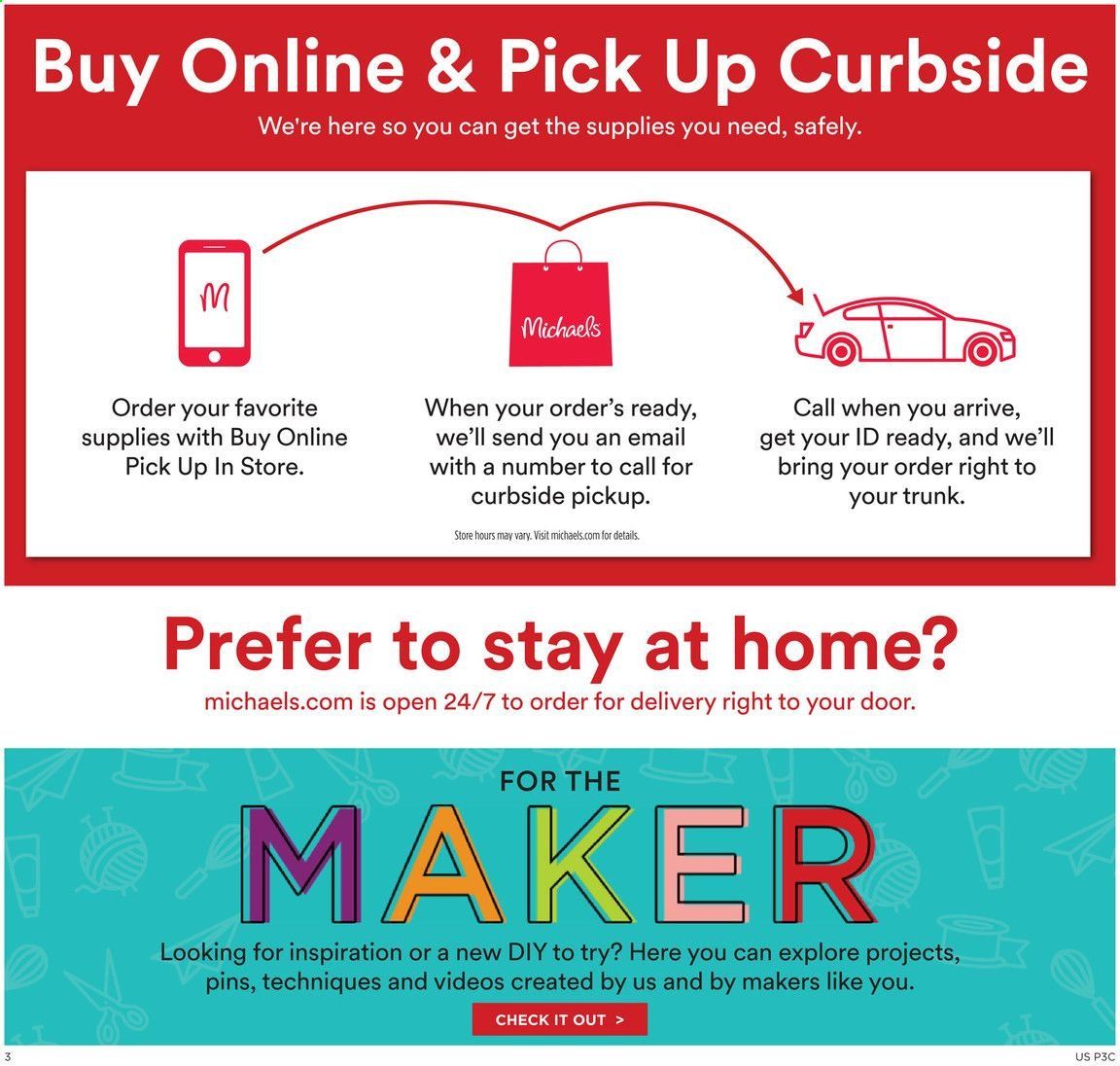 Michaels Weekly Ad & Flyer May 3 to 9