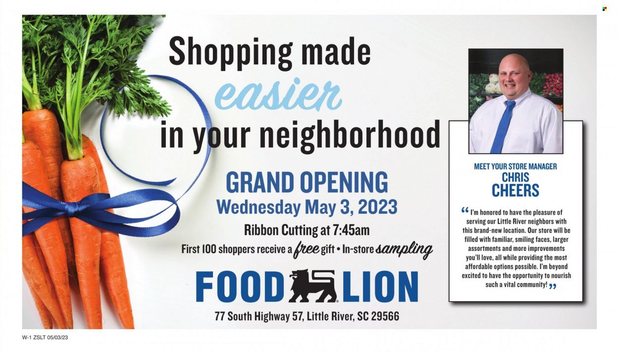 Food Lion (SC) Weekly Ad Flyer Specials May 3 to May 9, 2023
