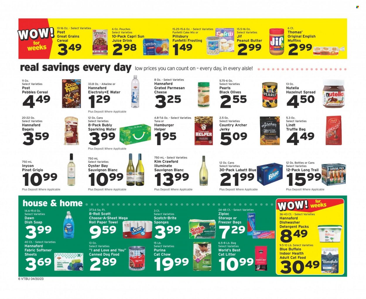 Hannaford (VT) Weekly Ad Flyer Specials April 30 to May 6, 2023