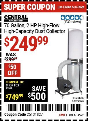 Harbor Freight Weekly Ad Flyer Specials May 1 to May 14, 2023
