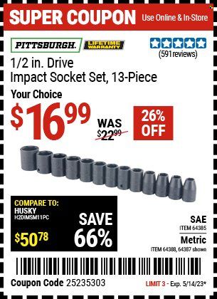 Harbor Freight Weekly Ad Flyer Specials May 1 to May 14, 2023