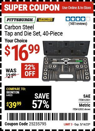 Harbor Freight Weekly Ad Flyer Specials May 1 to May 14, 2023