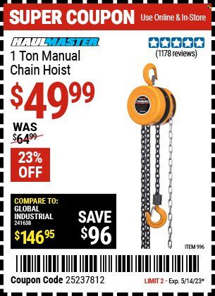 Harbor Freight Weekly Ad Flyer Specials May 1 to May 14, 2023