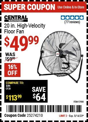 Harbor Freight Weekly Ad Flyer Specials May 1 to May 14, 2023