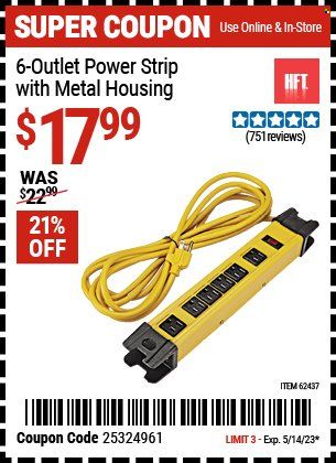 Harbor Freight Weekly Ad Flyer Specials May 1 to May 14, 2023