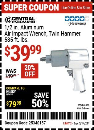 Harbor Freight Weekly Ad Flyer Specials May 1 to May 14, 2023