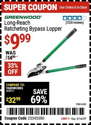 Harbor Freight Weekly Ad Flyer Specials May 1 to May 14, 2023