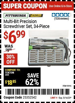 Harbor Freight Weekly Ad Flyer Specials May 1 to May 14, 2023