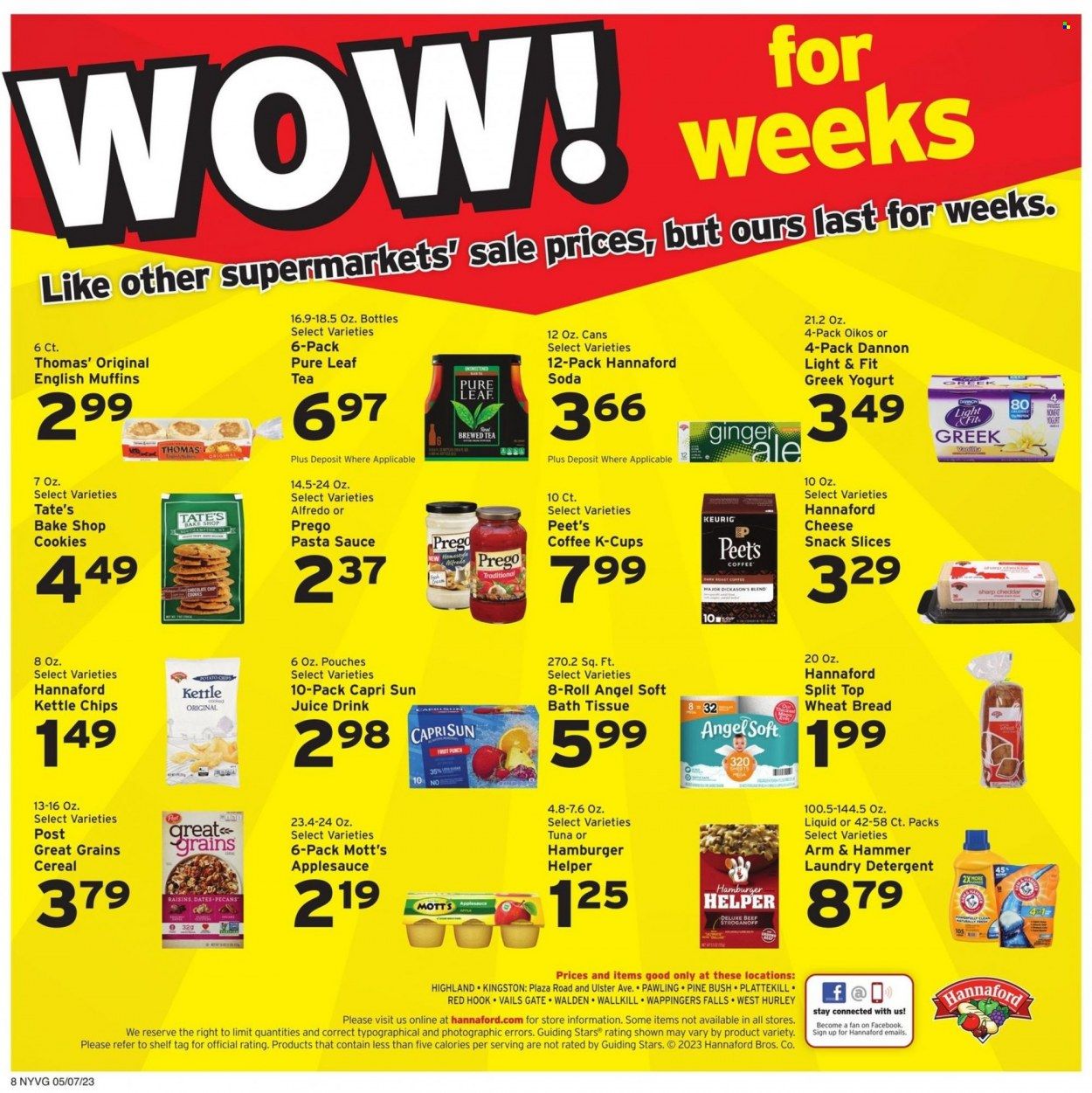 Hannaford (NY) Weekly Ad Flyer Specials May 7 to May 13, 2023