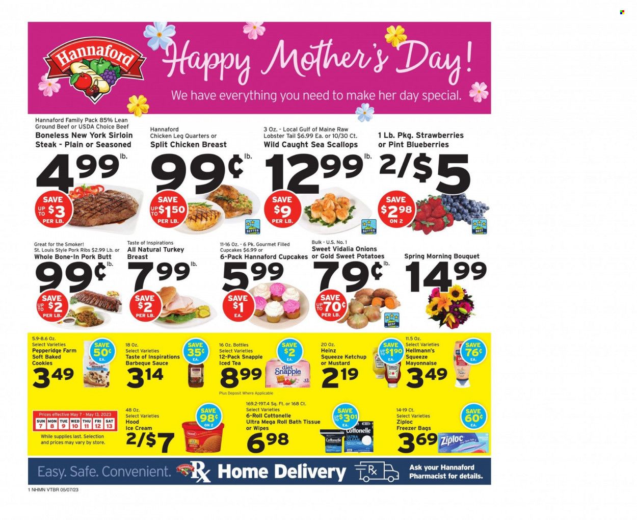 Hannaford (NH) Weekly Ad Flyer Specials May 7 to May 13, 2023
