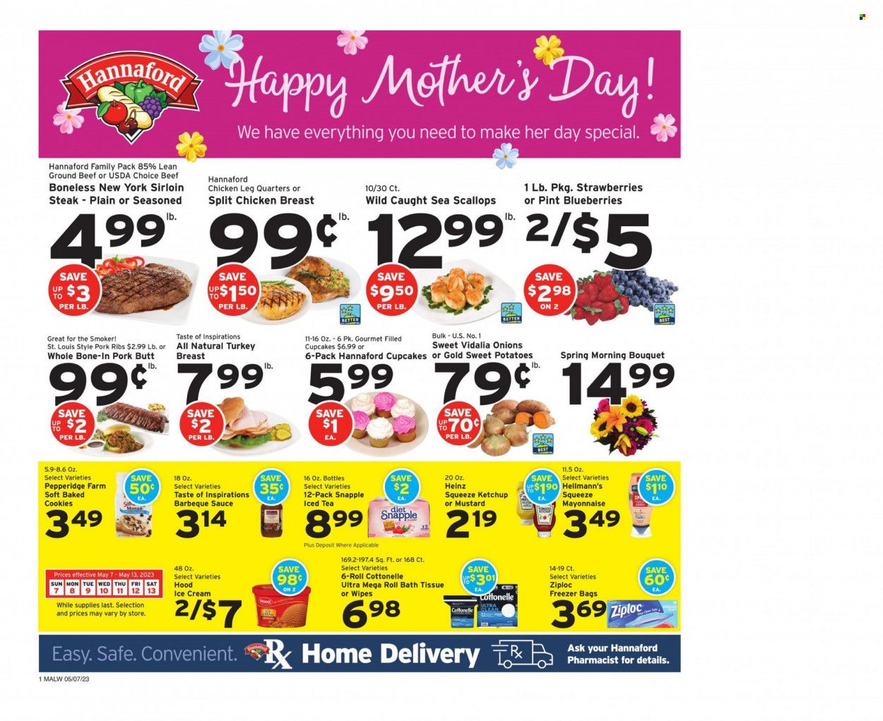 Hannaford (MA) Weekly Ad Flyer Specials May 7 to May 13, 2023