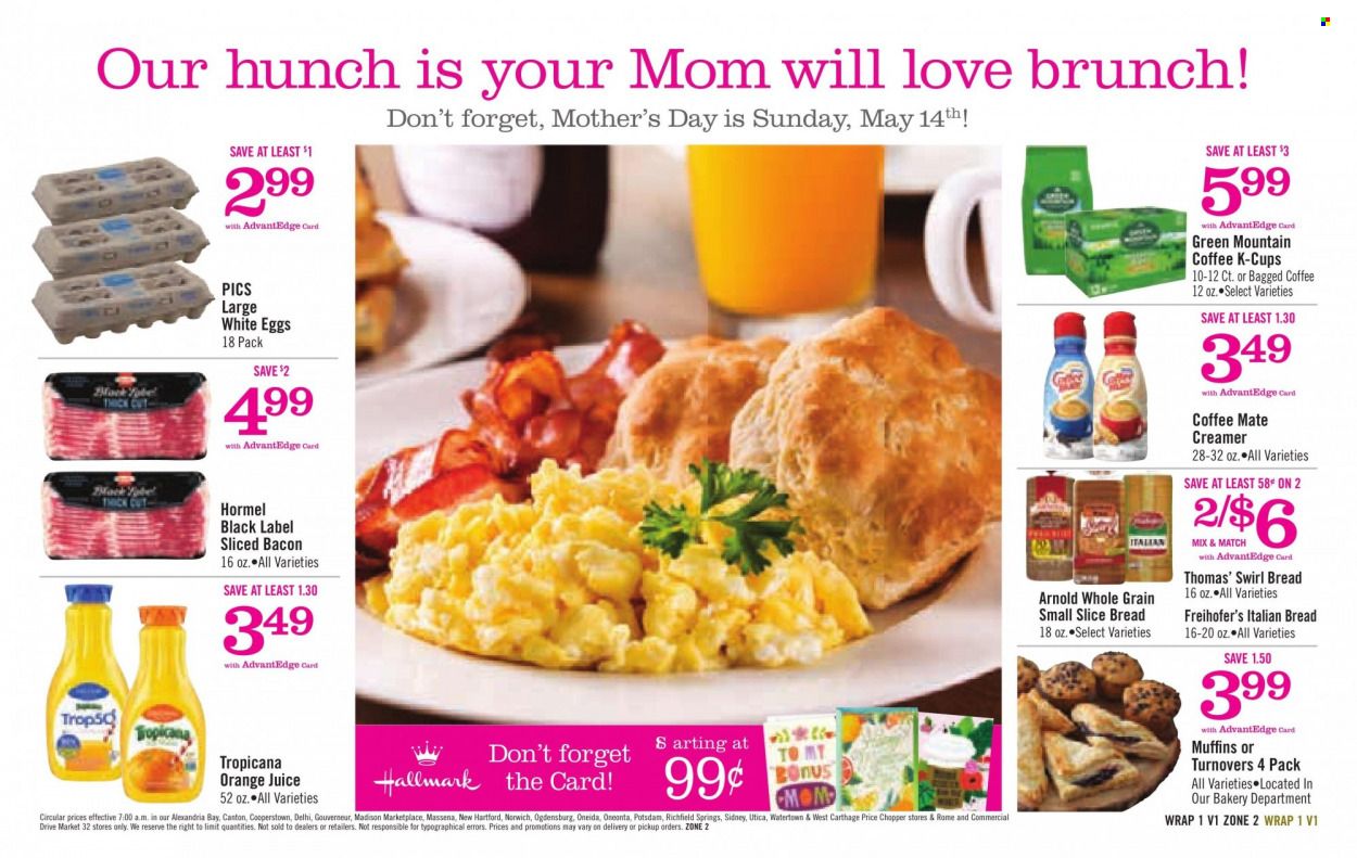 Price Chopper (CT, MA, NY, PA, VT) Weekly Ad Flyer Specials May 7 to May 13, 2023