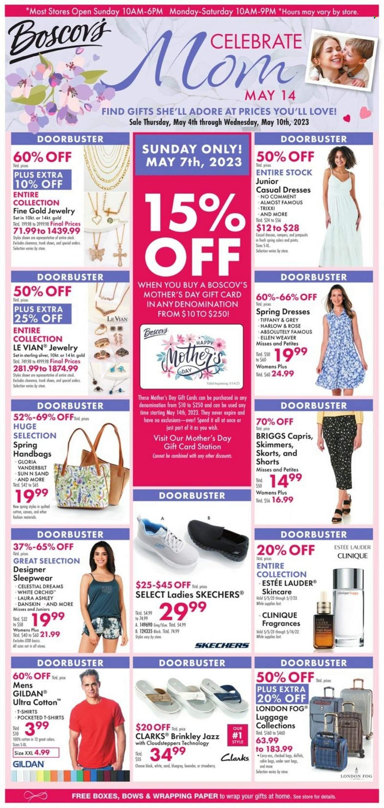 Boscov's (CT, DE, MD, NJ, NY, PA) Weekly Ad Flyer Specials May 4 to May 10, 2023