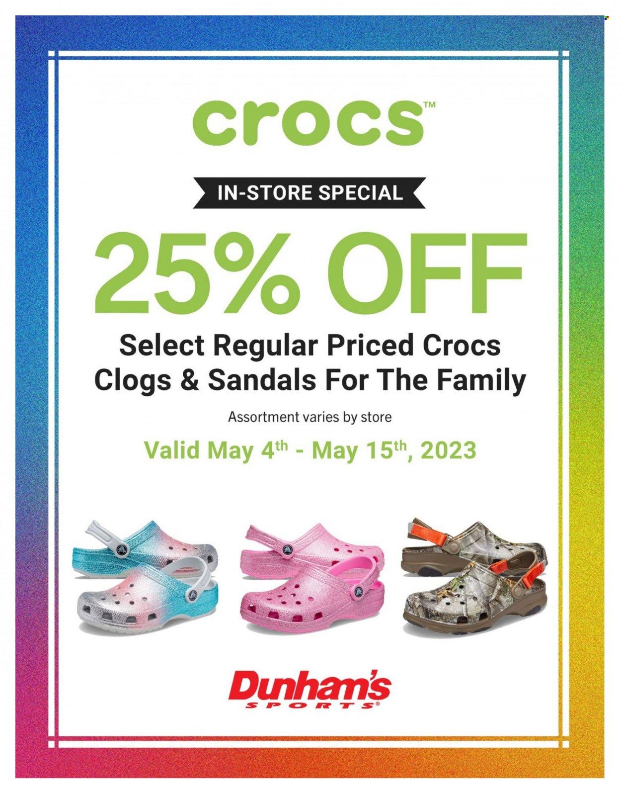 Dunham's Sports Weekly Ad Flyer Specials May 4 to July 19, 2023
