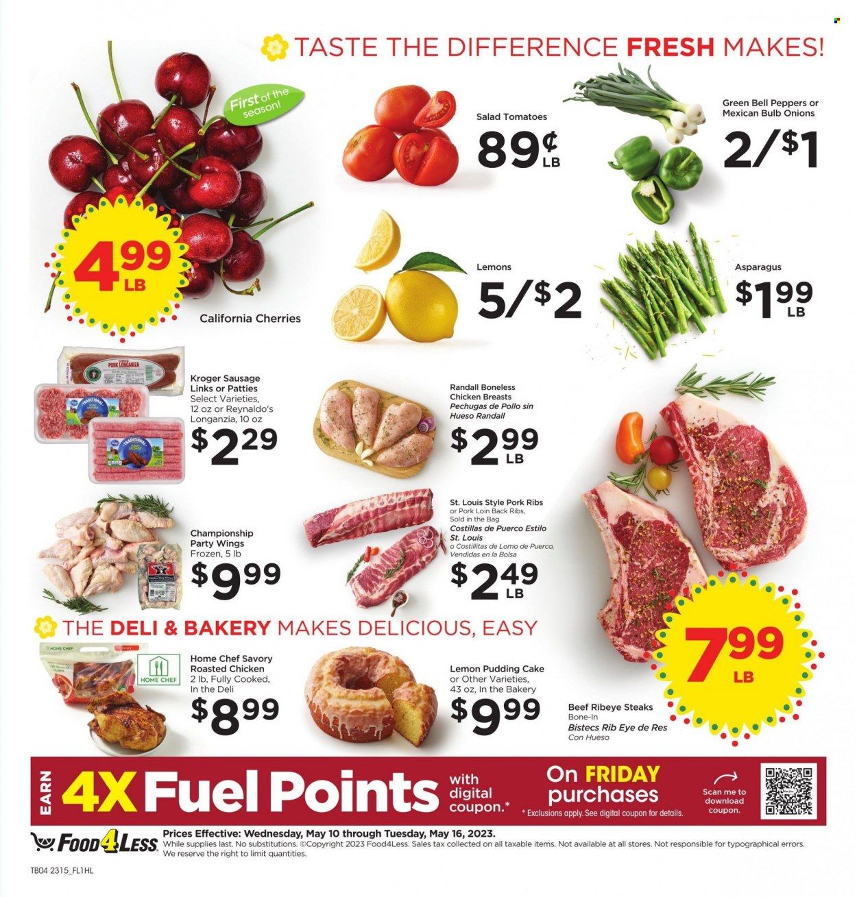Food 4 Less (CA) Weekly Ad Flyer Specials May 10 to May 16, 2023