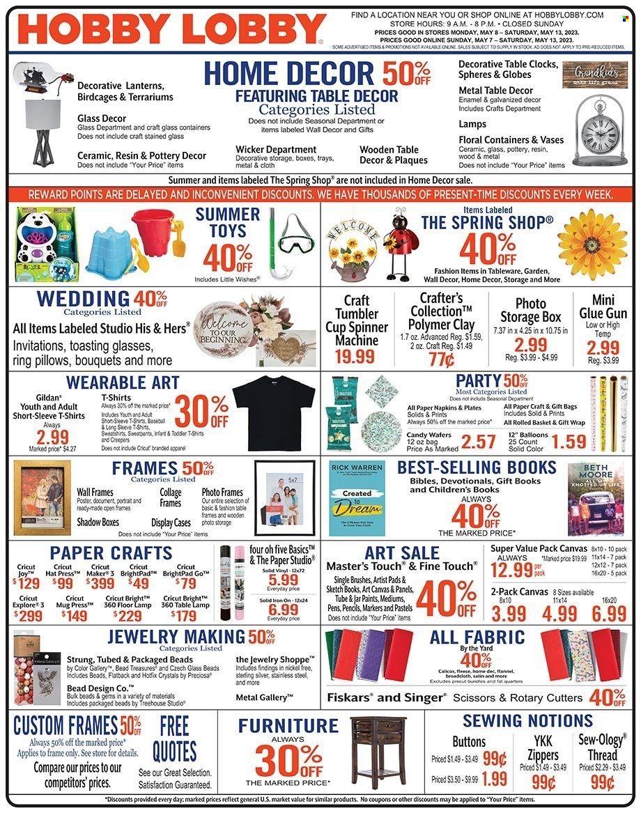 Hobby Lobby Weekly Ad Flyer Specials May 7 to May 13, 2023