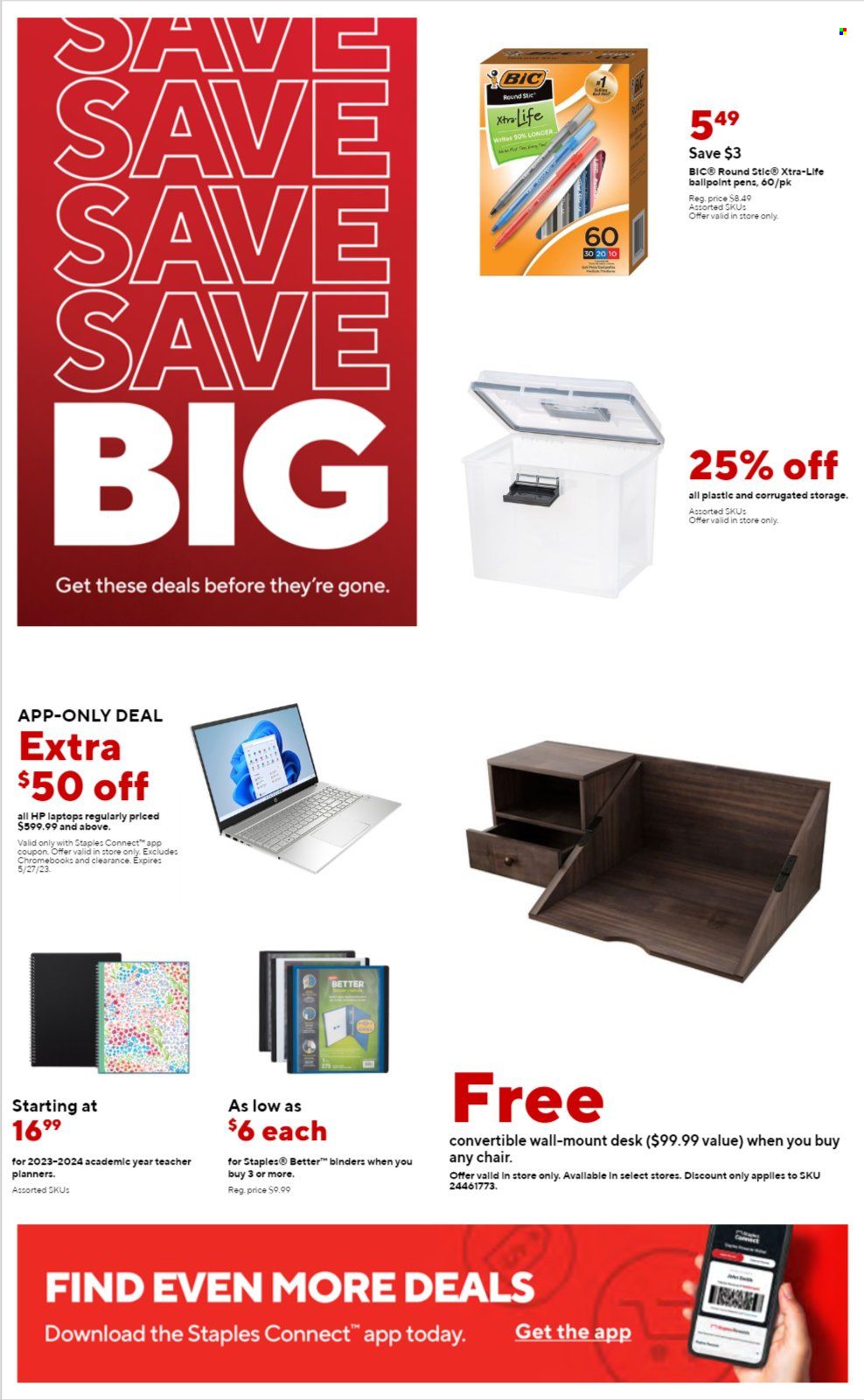 Staples Weekly Ad Flyer Specials May 7 to May 13, 2023
