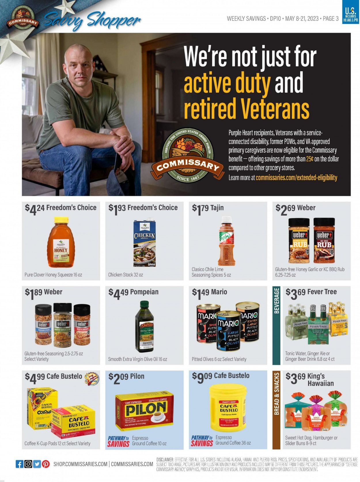 Commissary Weekly Ad Flyer Specials May 8 to May 21, 2023