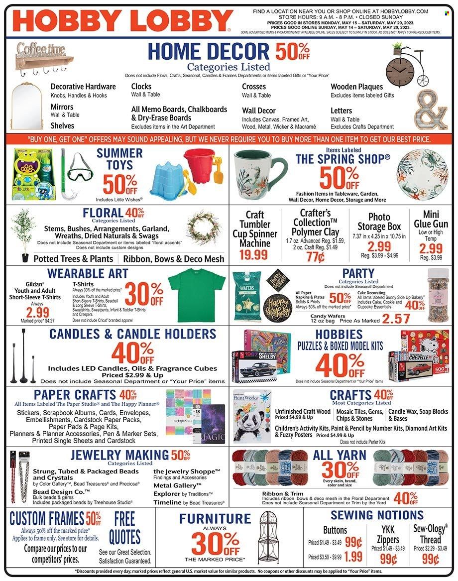 Hobby Lobby Weekly Ad Flyer Specials May 14 to May 20, 2023