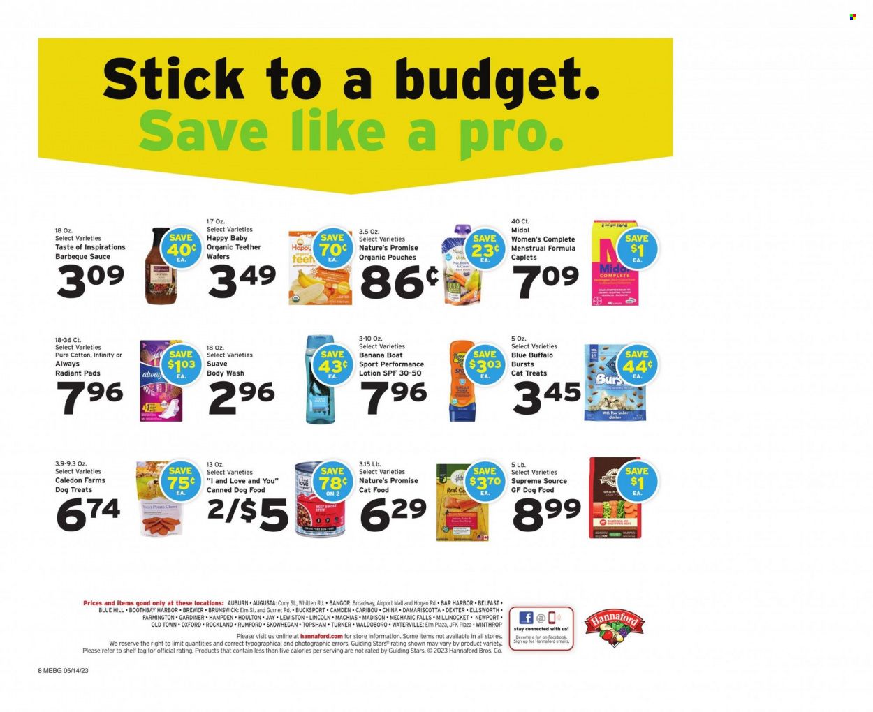 Hannaford (ME) Weekly Ad Flyer Specials May 14 to May 20, 2023