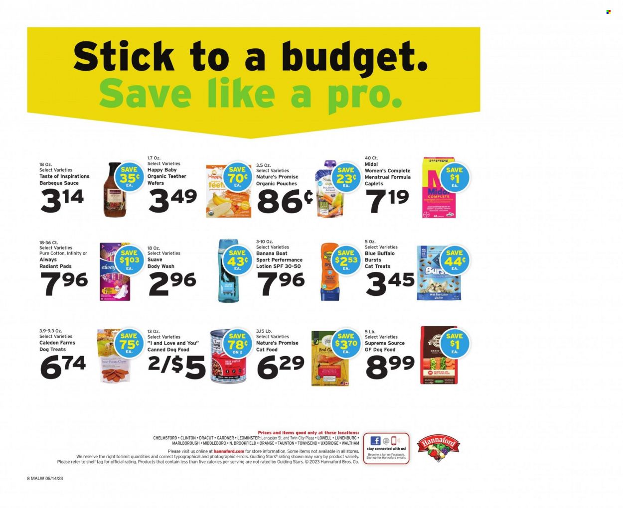 Hannaford (MA) Weekly Ad Flyer Specials May 14 to May 20, 2023