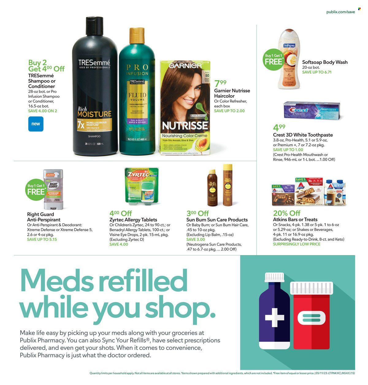 Publix (AL, FL, GA, NC, SC, TN) Weekly Ad Flyer Specials May 11 to May 17, 2023