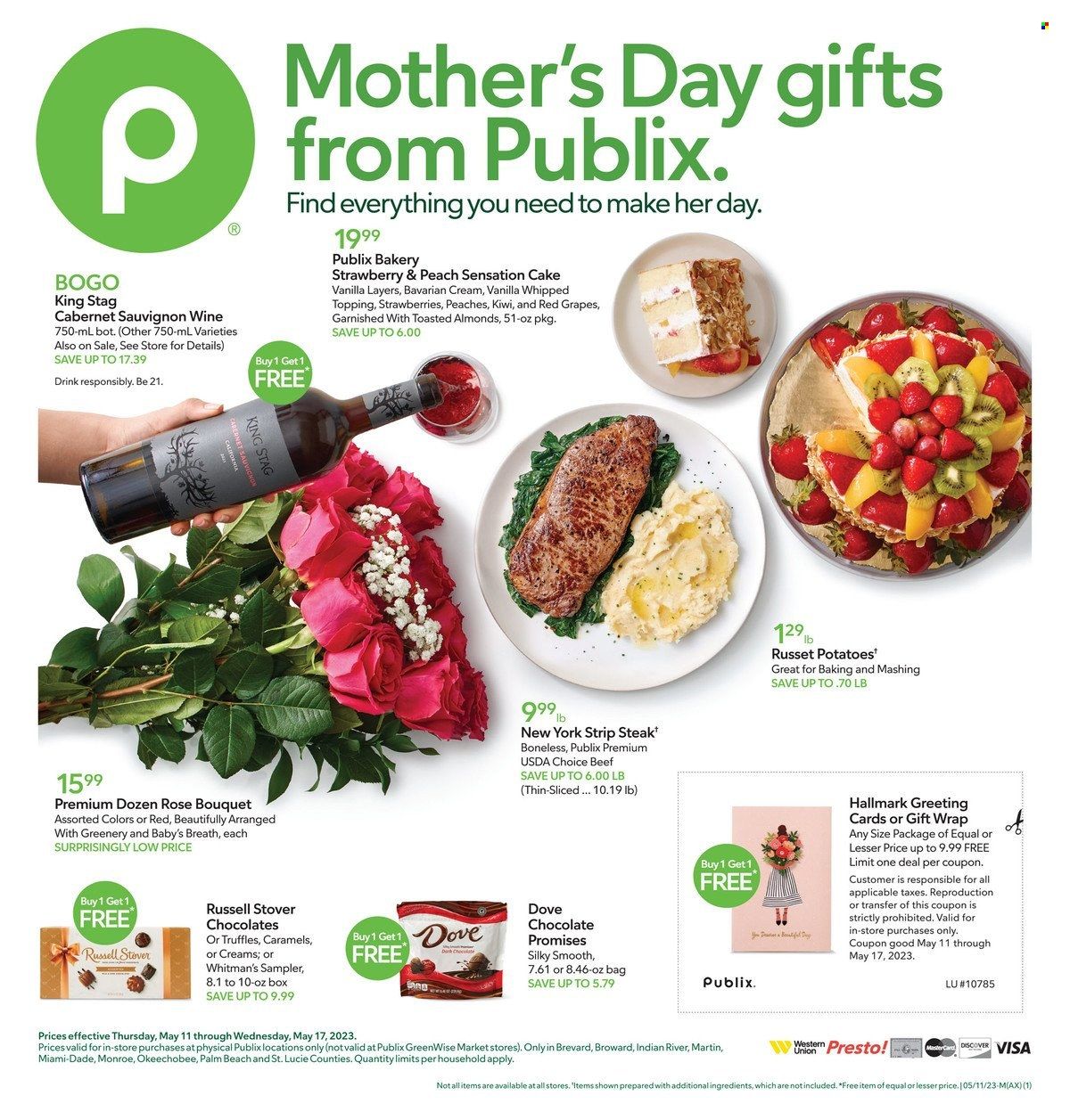 Publix (AL, FL, GA, NC, SC, TN) Weekly Ad Flyer Specials May 11 to May 17, 2023