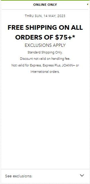 JOANN Promotions & Flyer Specials May 2023