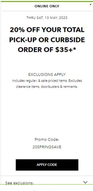JOANN Promotions & Flyer Specials May 2023