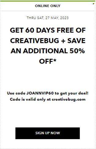 JOANN Promotions & Flyer Specials May 2023