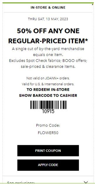 JOANN Promotions & Flyer Specials May 2023