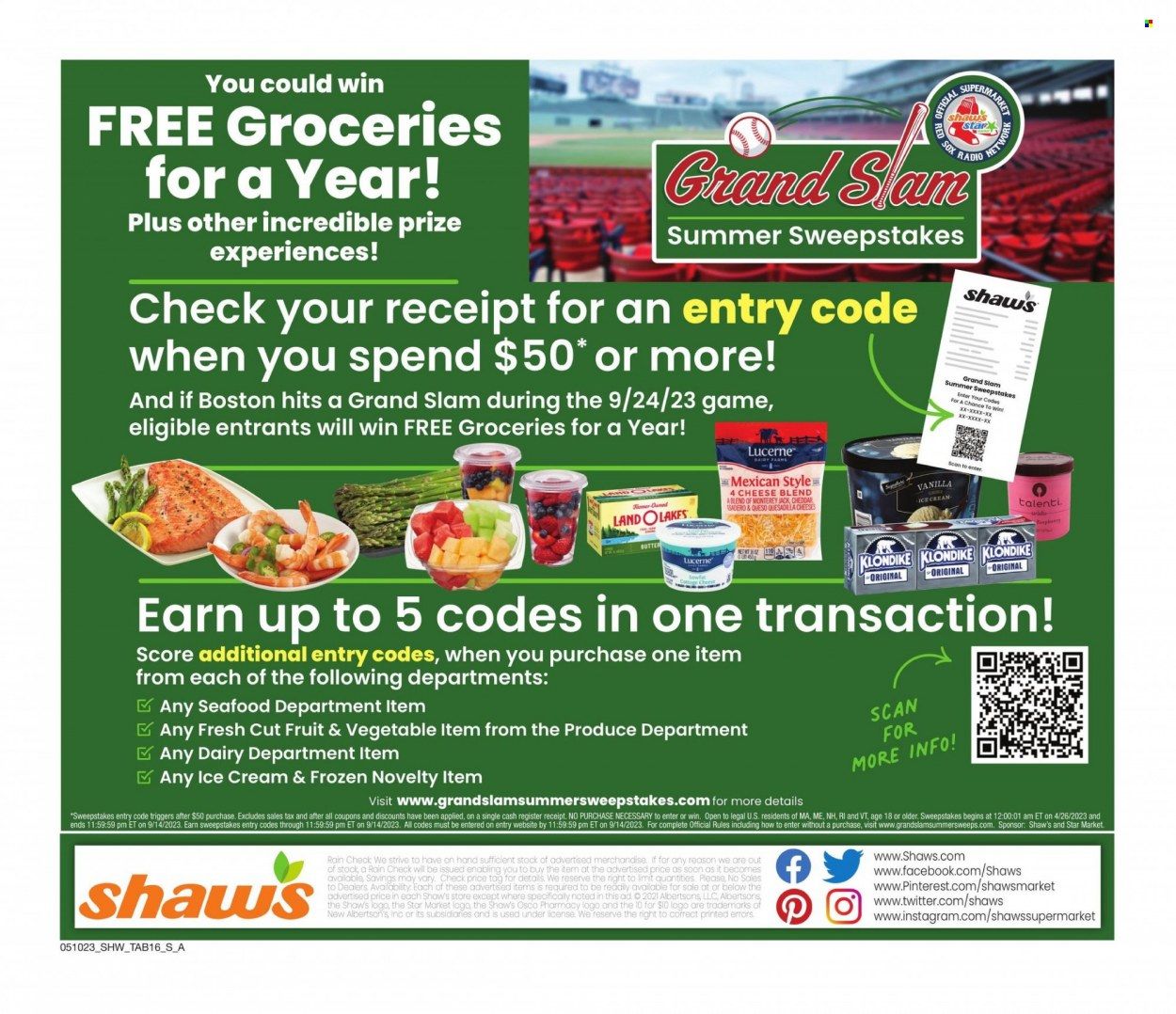 Shaw’s (MA, ME, NH, RI, VT) Weekly Ad Flyer Specials May 10 to June 15, 2023
