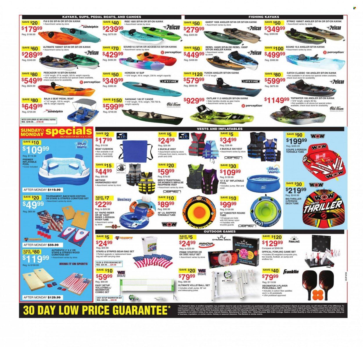 Dunham's Sports (MI, PA, WI) Weekly Ad Flyer Specials May 13 to May 18, 2023