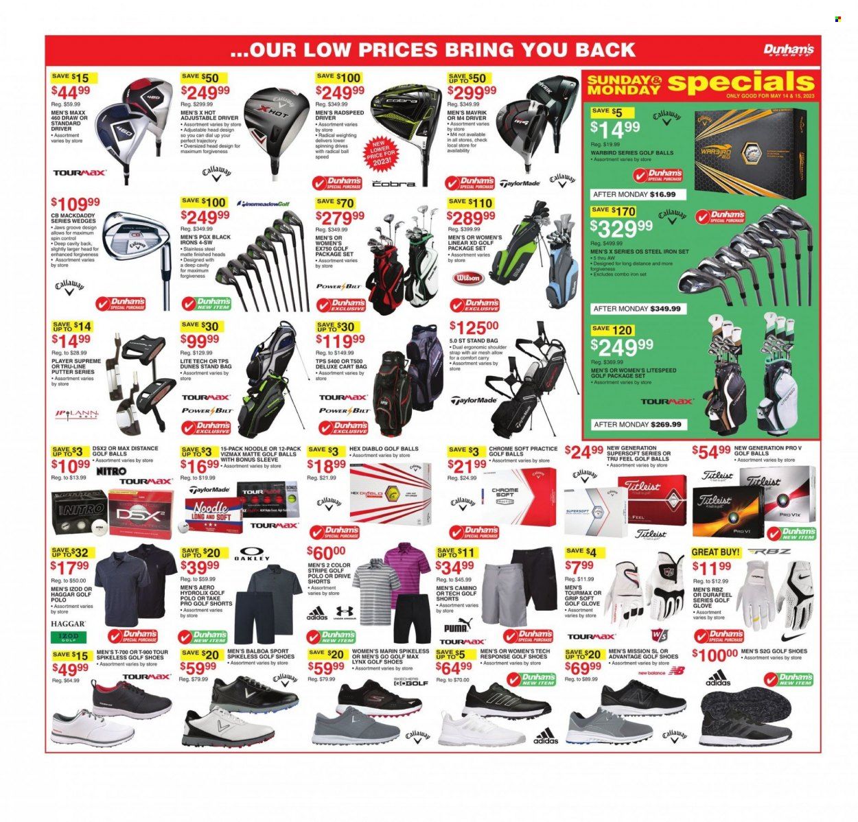 Dunham's Sports (MI, PA, WI) Weekly Ad Flyer Specials May 13 to May 18, 2023